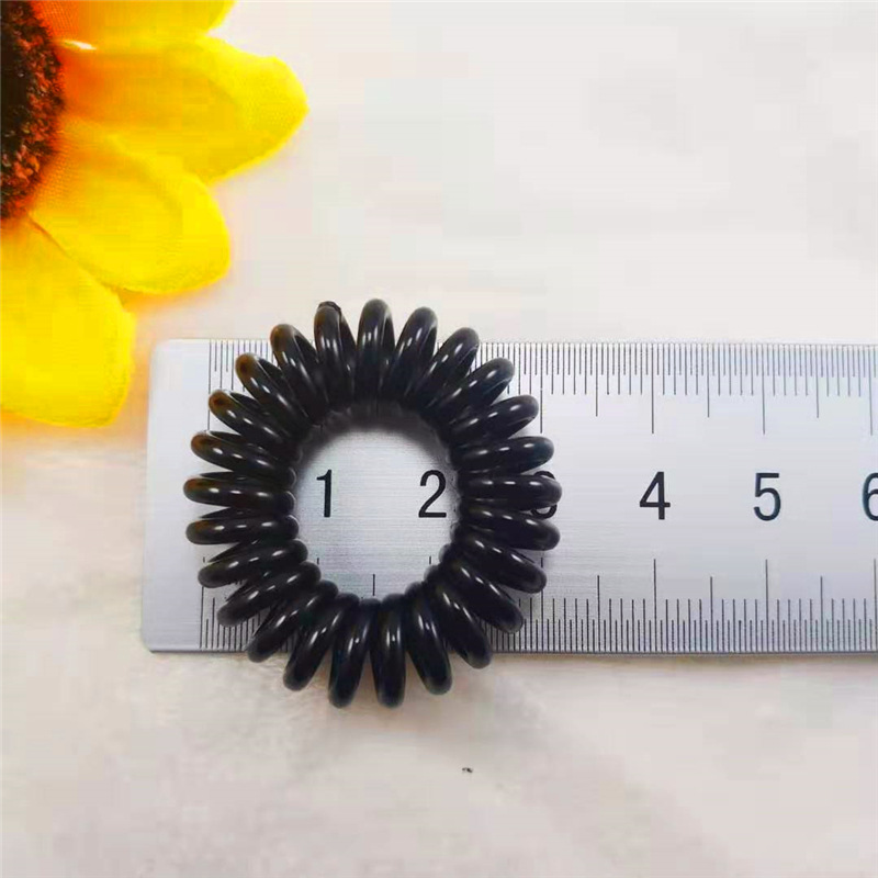 Pure black gun, black small and large thickened wristband, telephone line hair band, hair rope, plastic spring band, hair rope, street stall pic 6