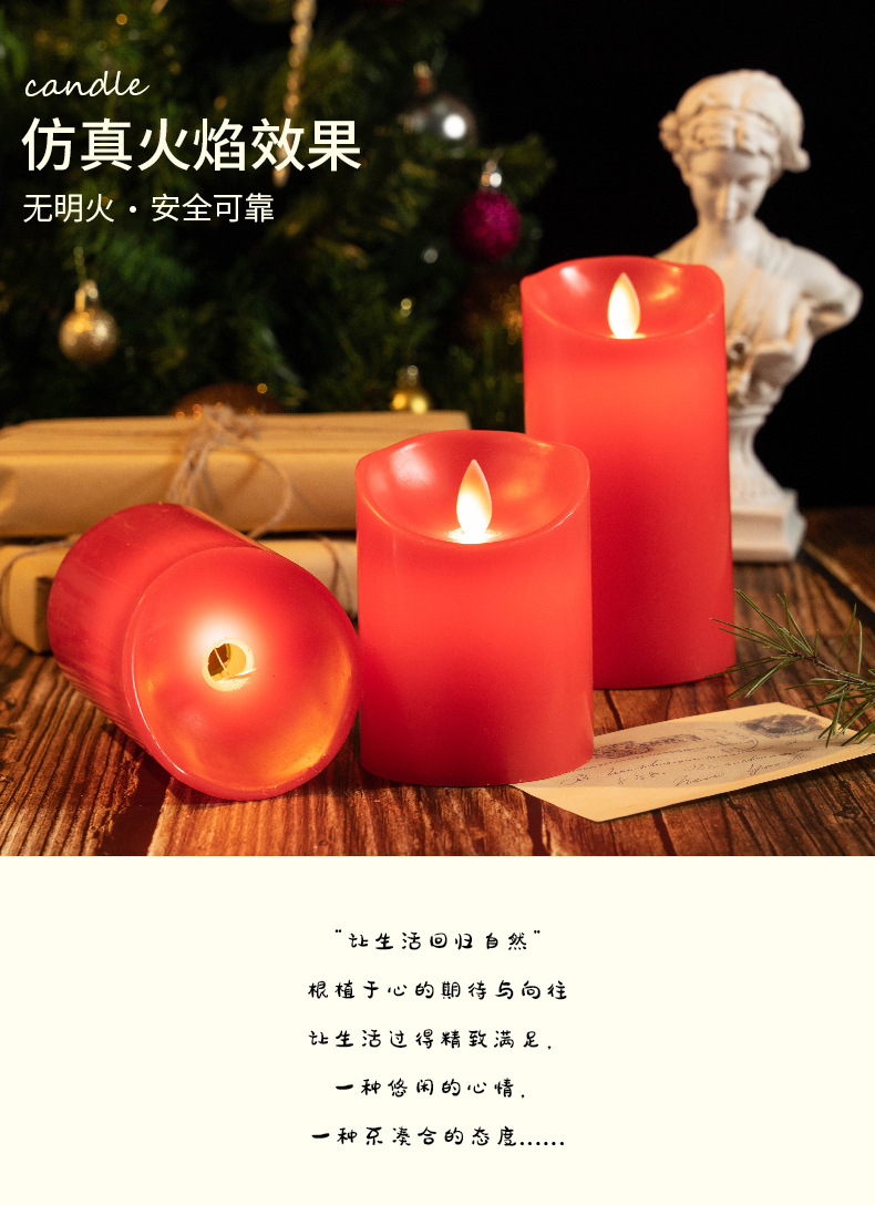 Customized electronic candle lamps, LED lamps, supply lamps, emergency candles wholesale, simulated candles, fake candles, Buddha lamps, eternal lamps pic 1