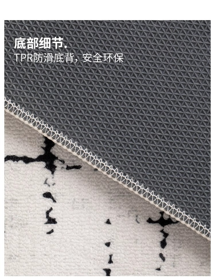 公寓客厅地毯2024新款卧室地垫秋冬免洗大面积打地铺轻奢高级可擦详情14