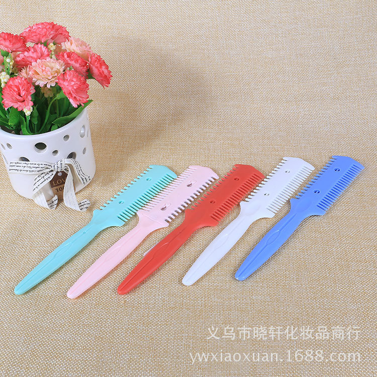 削发器梳子头发打薄器打薄梳子刘海削发刀理发DIY 批发工具详情16