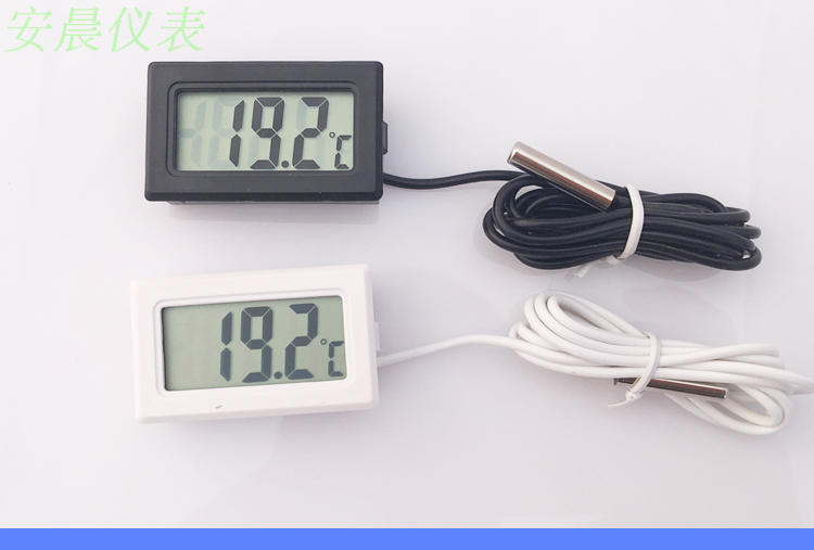 Electronic thermometer, high-precision probe, freezer temperature display, household indoor fish tank, crawler, digital water temperature display pic 9