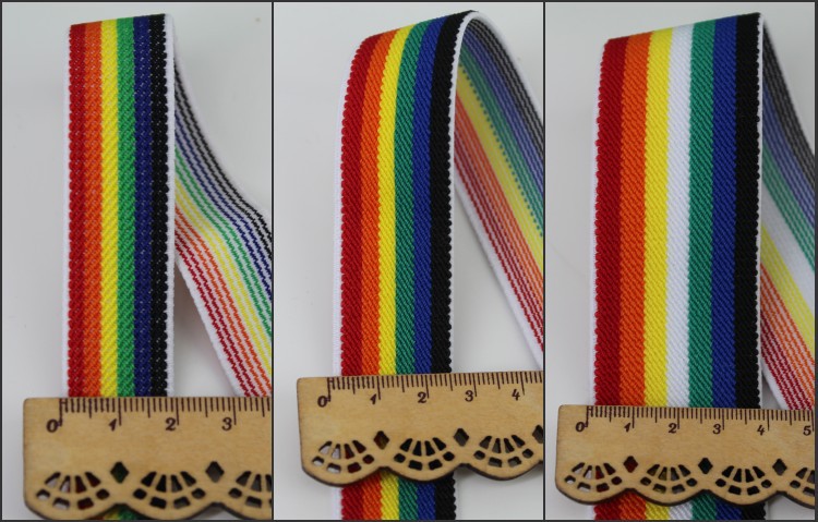 2cm25mmm 3.8 см гипохроматической полосы эластичной эластичной эластичной эластичной резинки для одежды, обувной коробки и аксессуаров pic 6