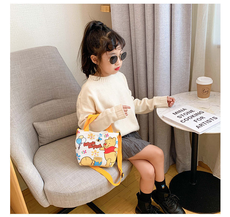 卡通帆布休闲斜挎背包儿童手提袋 库洛米双子星可爱单肩包包包详情10