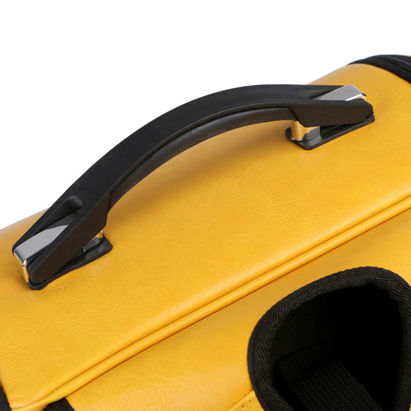Factory direct supply of new pet handle backpacks, portable transparent cat bags, porous and breathable pet bags wholesale pic 9