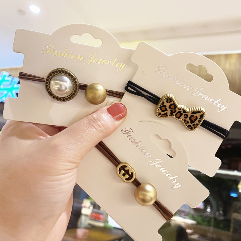 Trendy hair ties, hair accessories, rubber band hair bands, adult female students, Korean version, simple and cute rubber band hair ties, Instagram pic 9