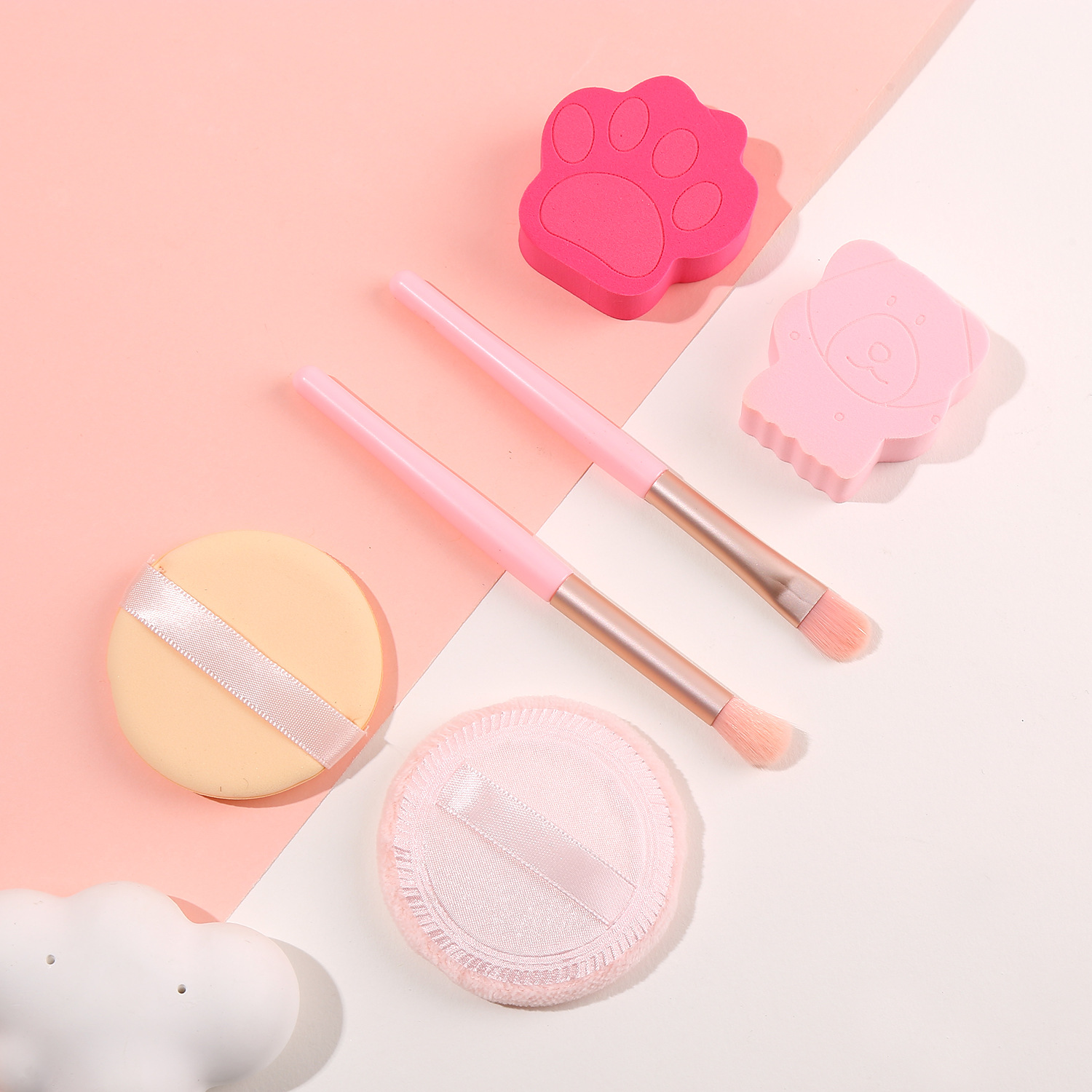 现货化妆工具套装礼盒眼影刷化妆刷化妆粉扑组合美妆工具批发详情3