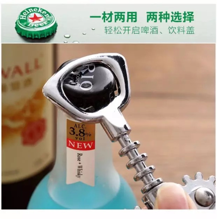 多功能锌合金红酒开瓶器创意啤酒葡萄酒启瓶器酒具省力开酒器起子详情6