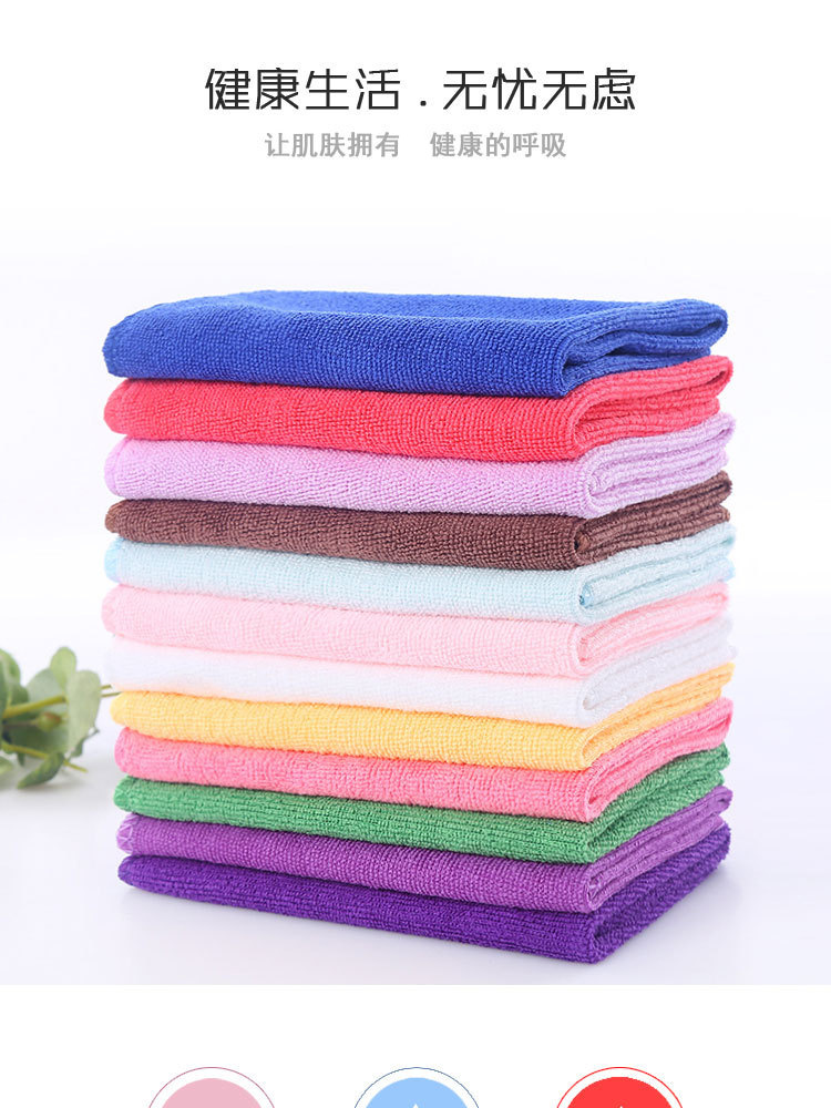 [LOVELY HOME] [hold ja] limpieza de cocina giveaway toalla pequeña toalla de limpieza de cocina paño de limpieza paño de cocina paño de lavado de platos giveaway toalla cuadrada absorbente y descontaminante pic 19