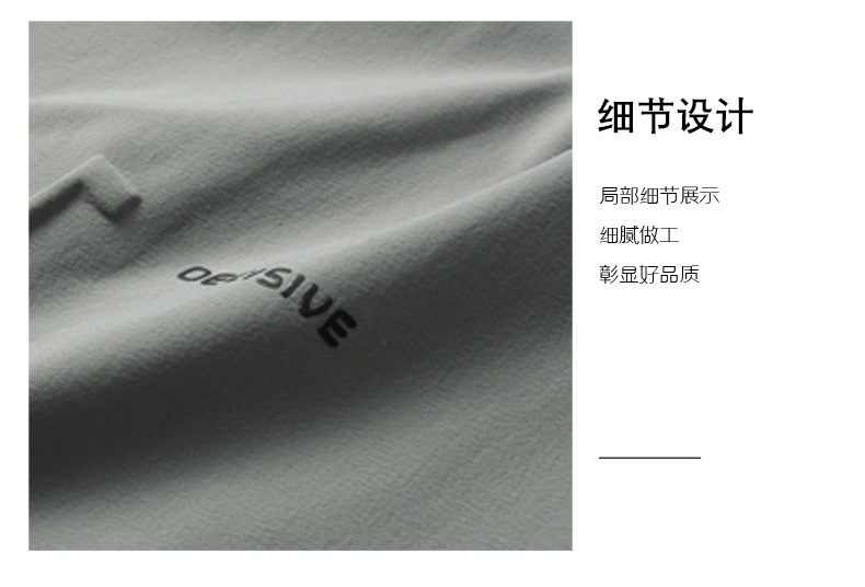 2023夏新款单排扣无痕夹克外套男士免烫纯色薄款休闲潮流开衫上衣详情6