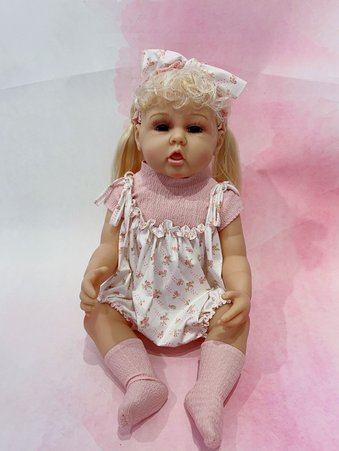仿真娃娃工厂直销跨境新款60cm仿真婴儿重生娃娃全软胶洋娃娃玩偶详情23