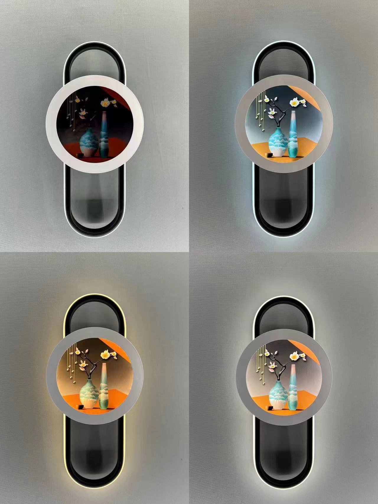 Influencerled wall lamp sala de estar basalto luminosidad pintura decorativa nuevo estilo chino lámpara de casa dormitorio lámpara de cabecera wholesale pic 7