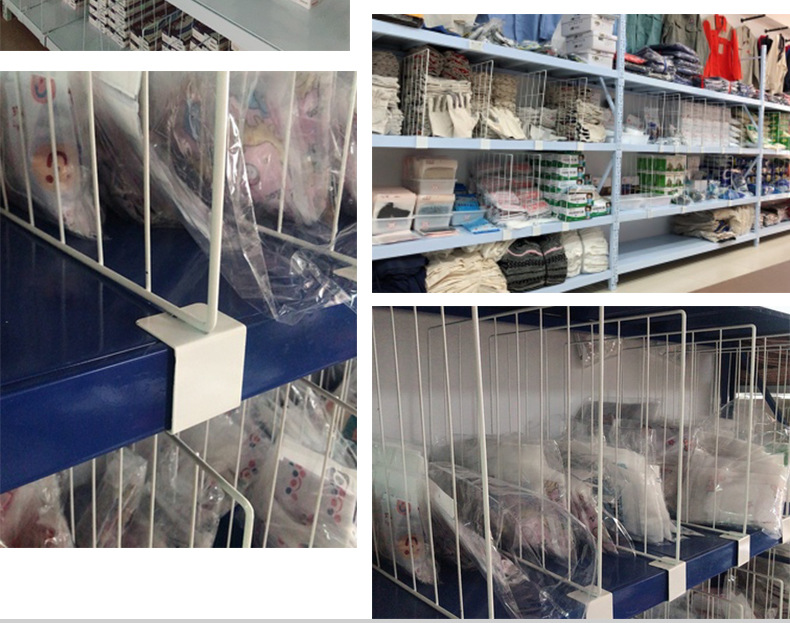 服装展示架挡板菜鸟驿站快递网隔断分类隔片仓库库位隔板货架隔网详情8