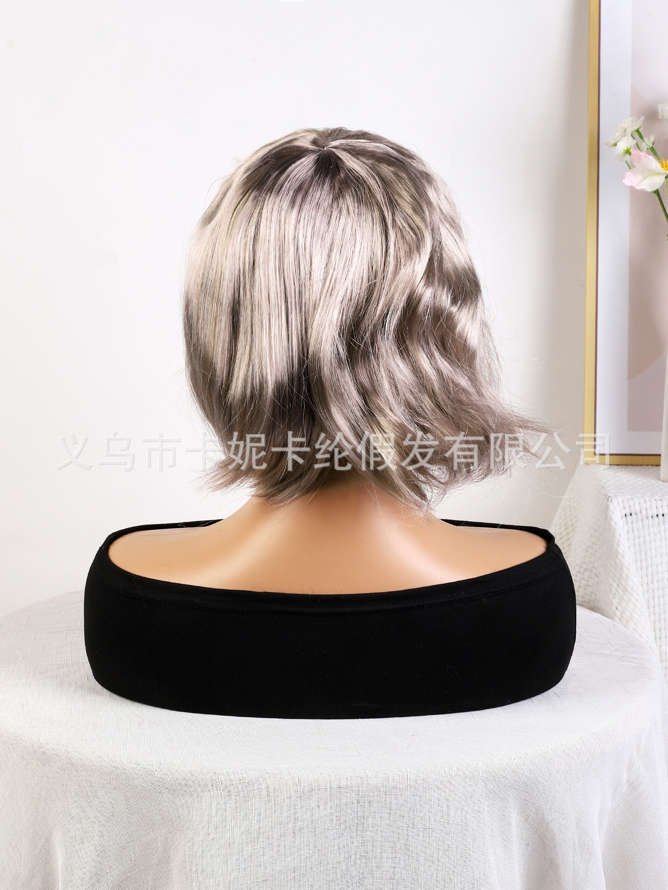 Nueva peluca de dama de estilo europeo y americano peluca de bobo corte de cara simulación pelo de estudiante cabello de mujer peluca pic 8