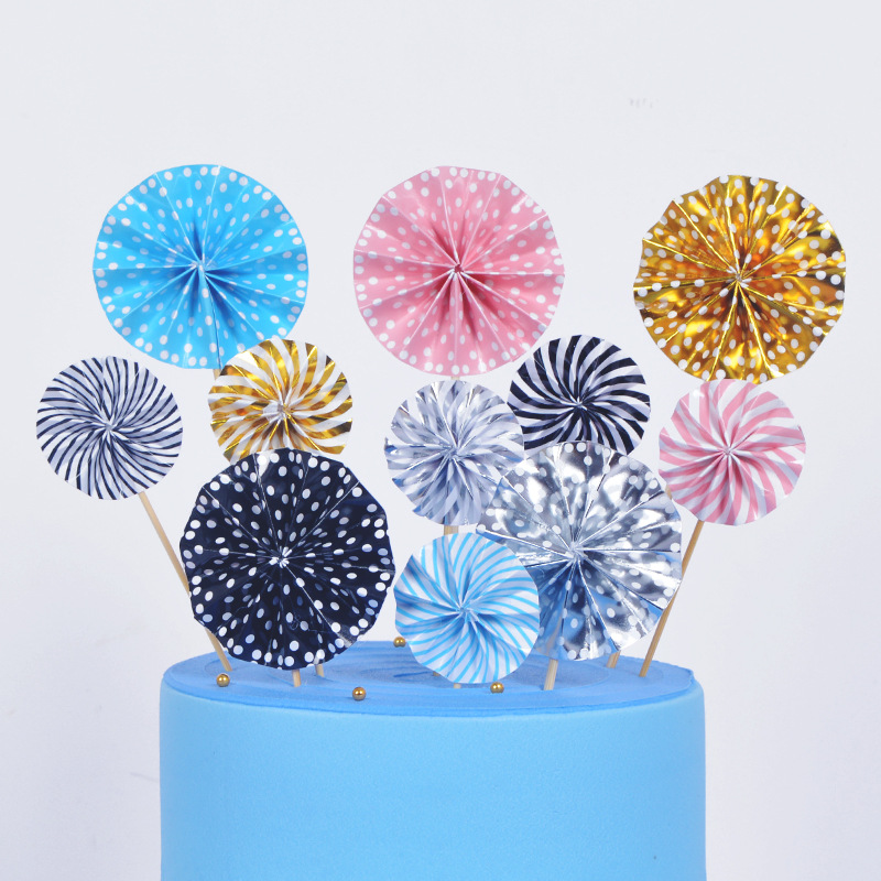 节日用品批发网红创意铂金小星星蛋糕装饰插牌百搭生日蛋糕装饰插牌 5个装详情17