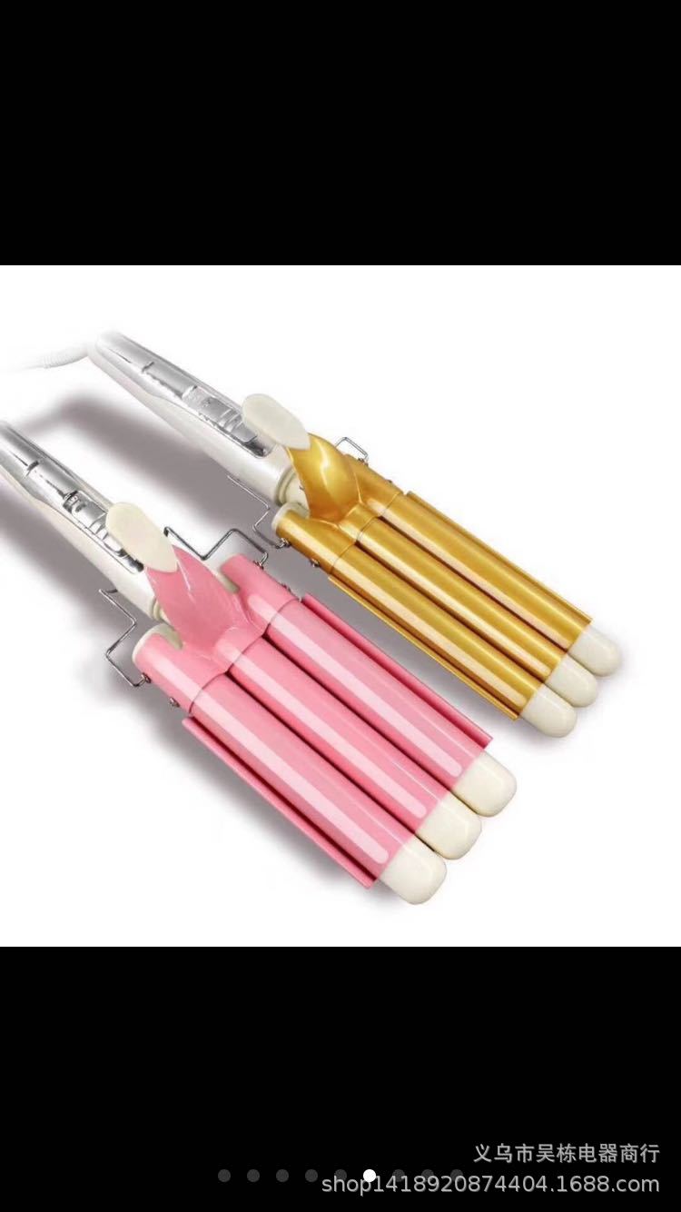 Curling irons, home hair styling curling irons, enamel panel egg roll hair straighteners, wholesale Guangming 325 pic 3