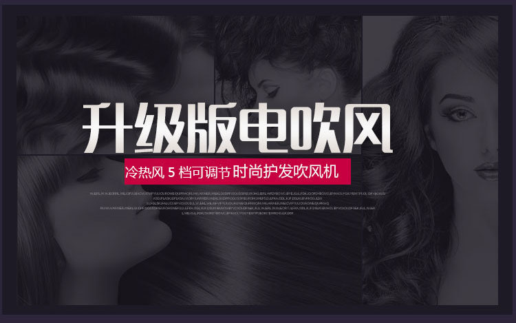 Household hot and cold air hair dryer pic 2