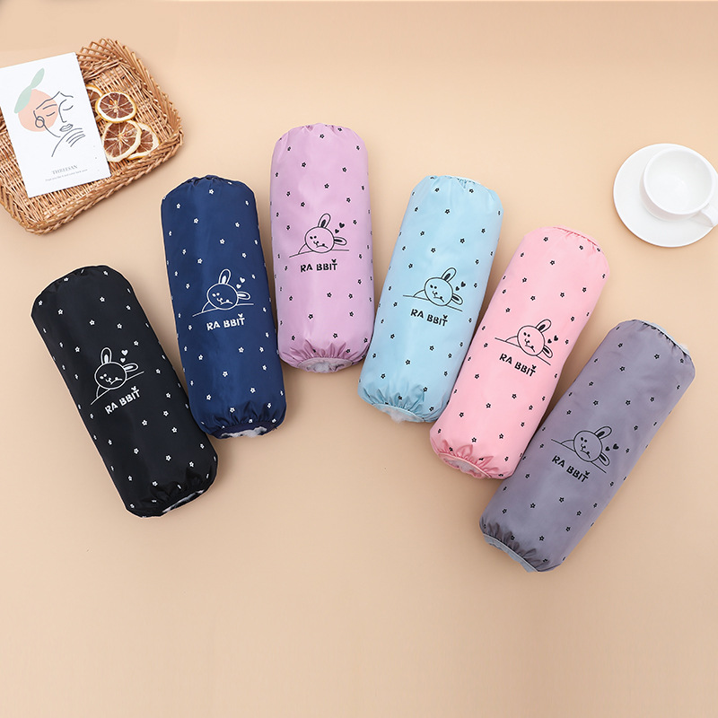 Korean waterproof and dirt-proof sleeves, cute long sleeves for adults in the kitchen, student cartoon waterproof sleeves, wholesale in large quantities pic 6
