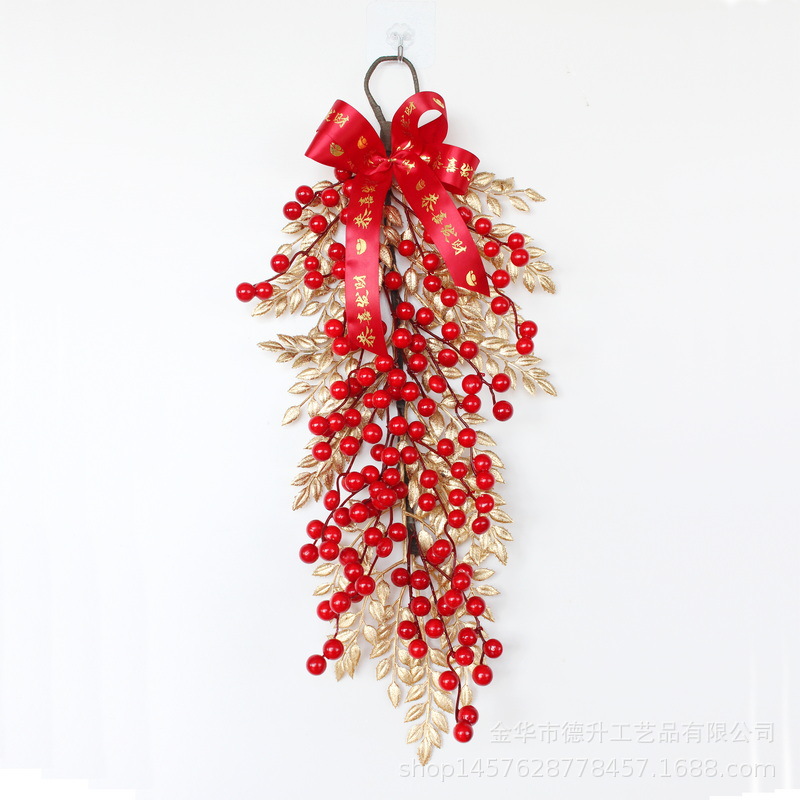 Housewarming New Year decorations, New Year decorations, red fruit and fortune fruit pendants, home, hotel and restaurant opening Spring Festival decorations pic 6