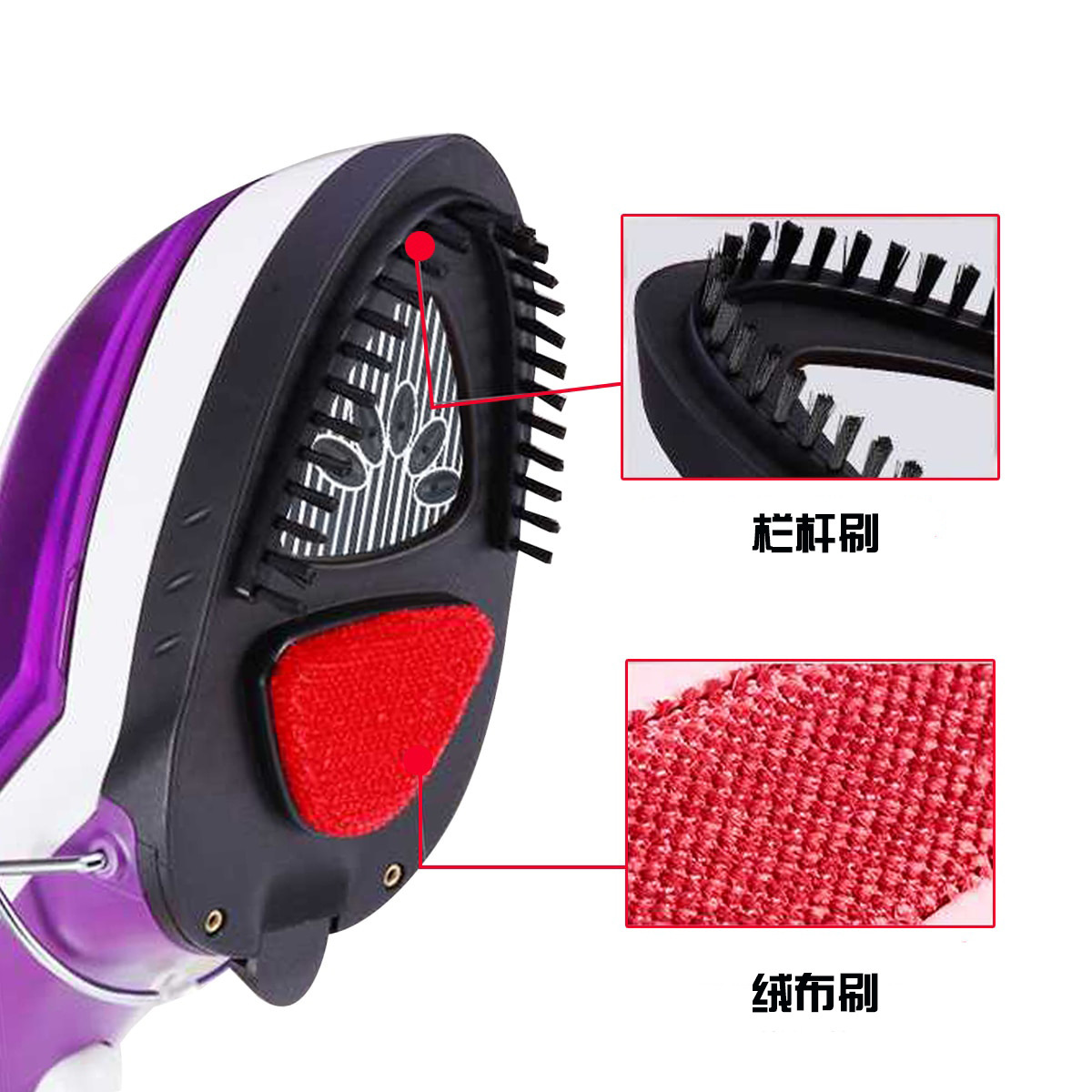 Cross-border SOKANY888 ironing brush, Automatic small electric iron, portable iron, household steam brush, travel pic 3