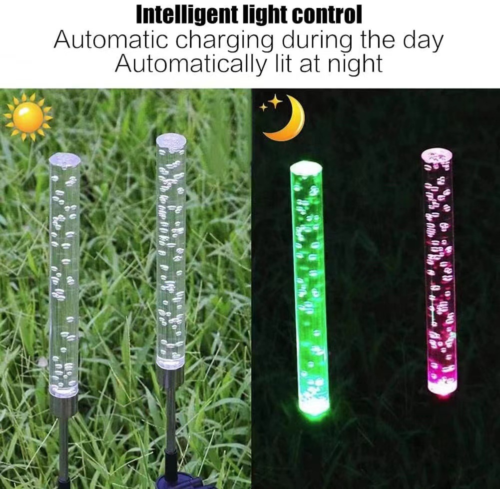 led reed solar ground socket light, frosted rod, outdoor waterproof, cross-border special supply wholesale, garden lighting landscape pic 4