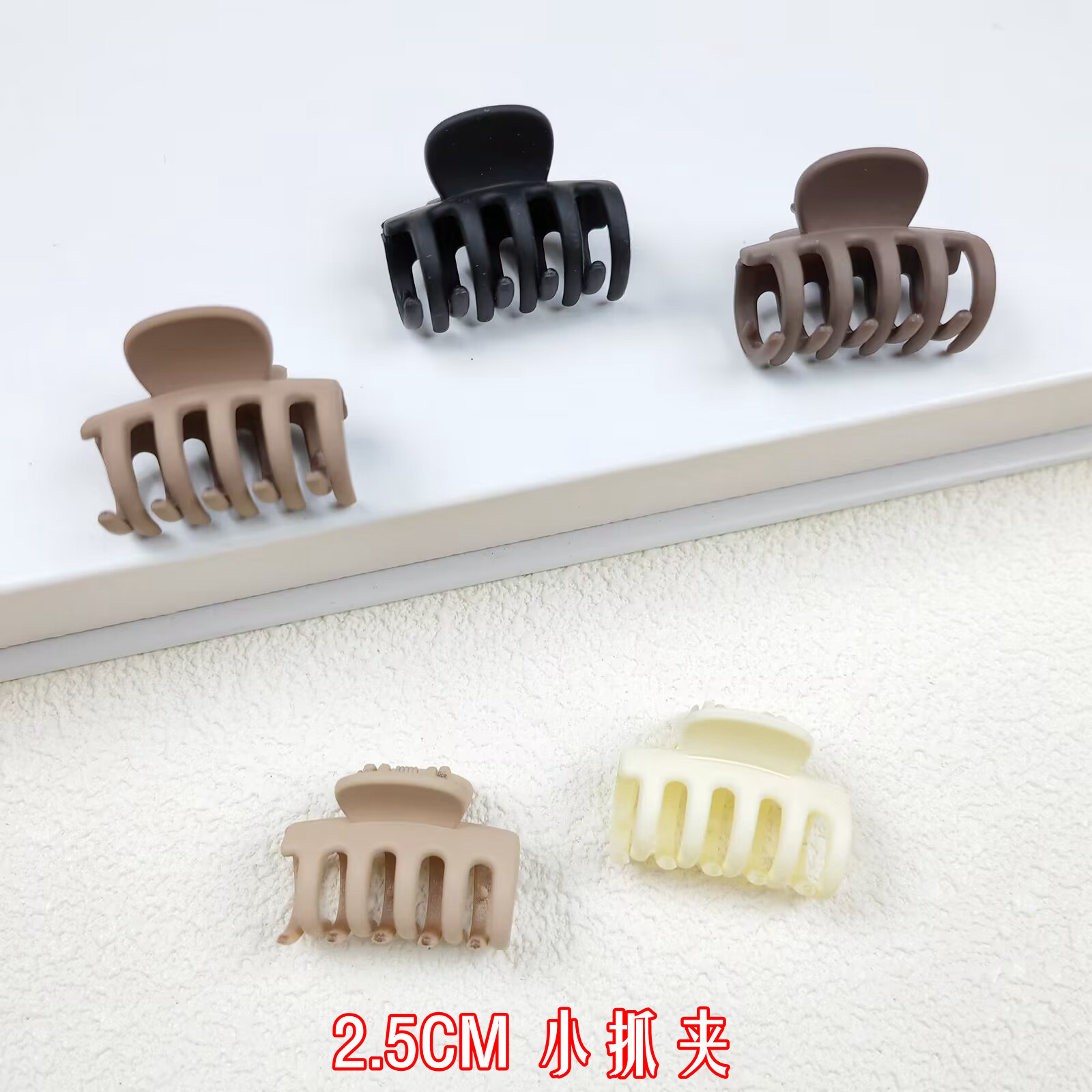 2.5cm迷你小夹子头饰侧边发夹公主头小号抓夹刘海夹韩版彩发饰女详情9