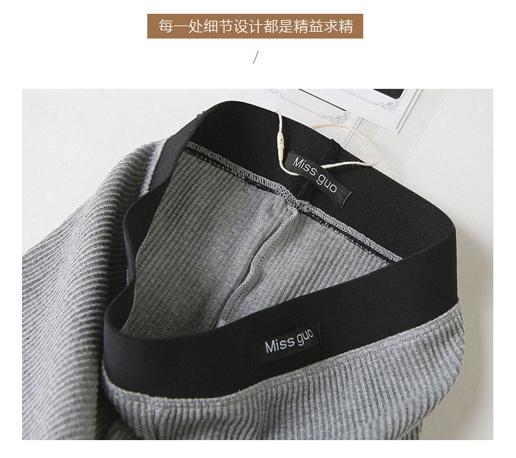 Nine-inch vertical striped tights for women, new spring and autumn cotton skinny pants, wholesale from Yiwu pantyhose manufacturer pic 13