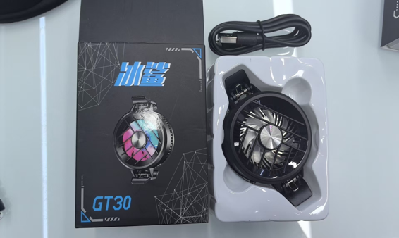 结冰半导体手机散热器CX10便携炫彩灯光温度数显多档调节通用详情32