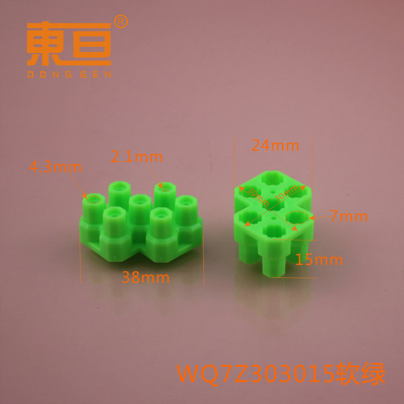 WQ7Z303015 мягкая зелёная бесконечная колонна из мягкого клея с мягкими колоннами из восьми угловых блоков pic 10