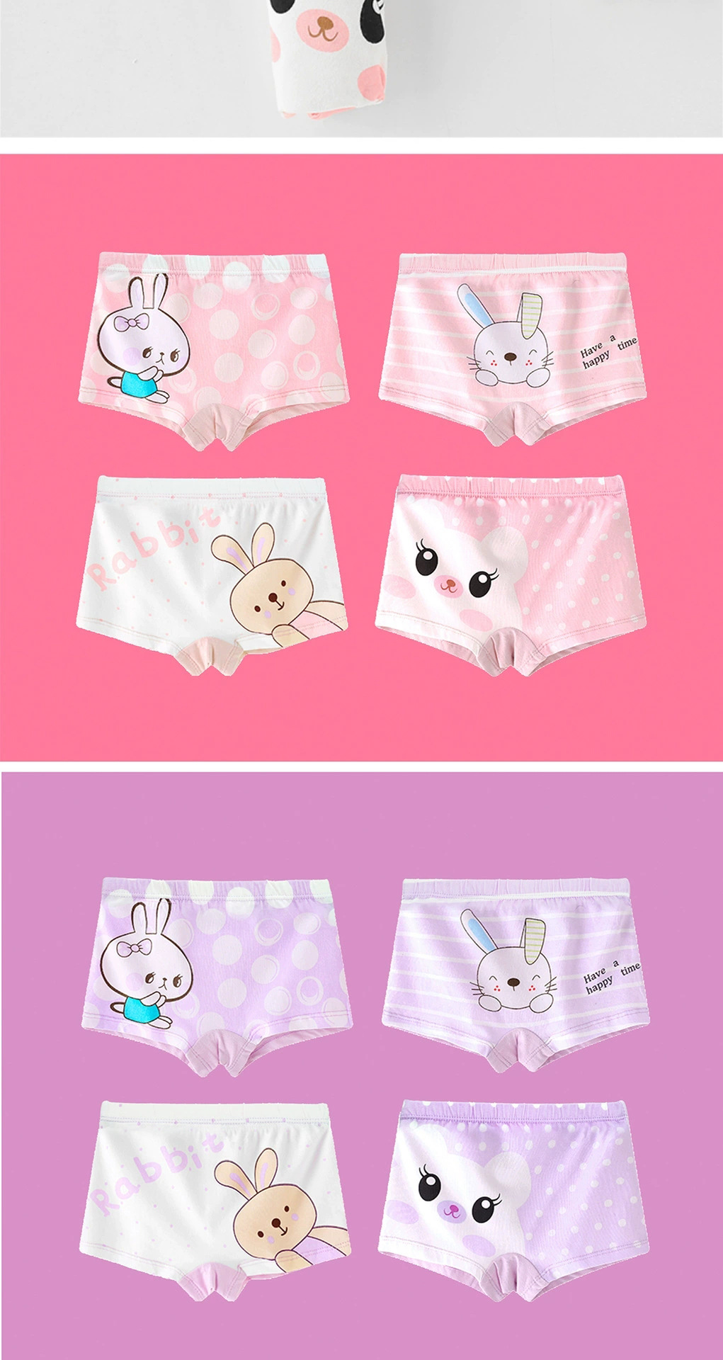 Dibujos animados niños bragas algodón peinado niñas boxer bragas niñas shorts leggings fábrica al por mayor pic 16