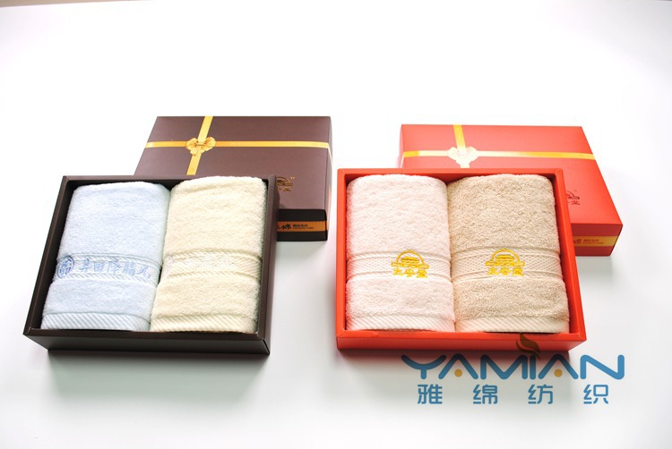 Pure cotton absorbent towel advertising gift towel, 100g available, enterprise LOGO and exquisite packaging, in stock, 4 colors pic 62