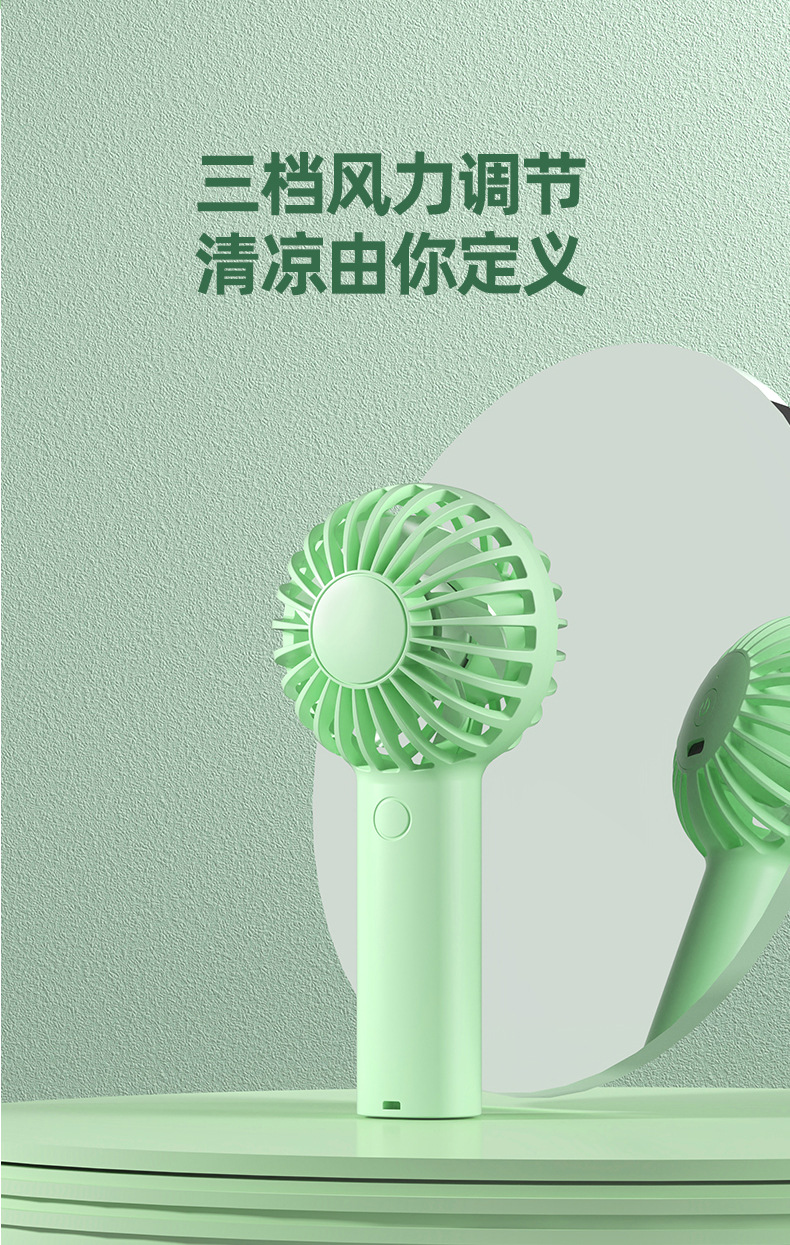 Wholesale of new cross-border portable handheld mini fans, mini desktop small charging fans and USB handheld fans pic 10