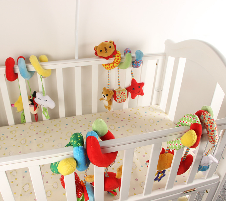 Baby toy car, hanging rattle, infant and toddler color label bed, plush toy, soothing bed, wholesale in stock pic 8