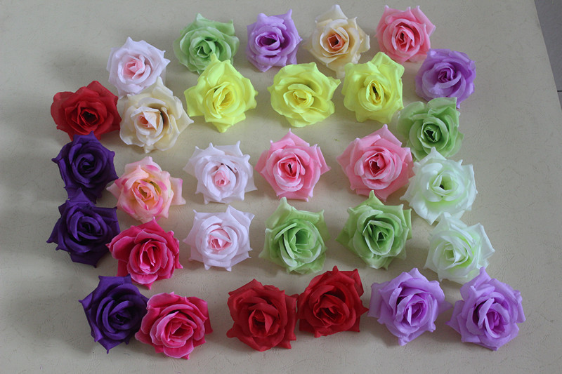 仿真花玫瑰花朵假花装饰仿真玫瑰花朵花球花墙插花花头材料绢花头详情58
