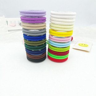 Cross border europa y Estados Unidos color sólido cristal satén cuerpo grueso rizo de pelo francés retro gordos cordón de cabeza diy paño elástico accesorios para el pelo pic 10