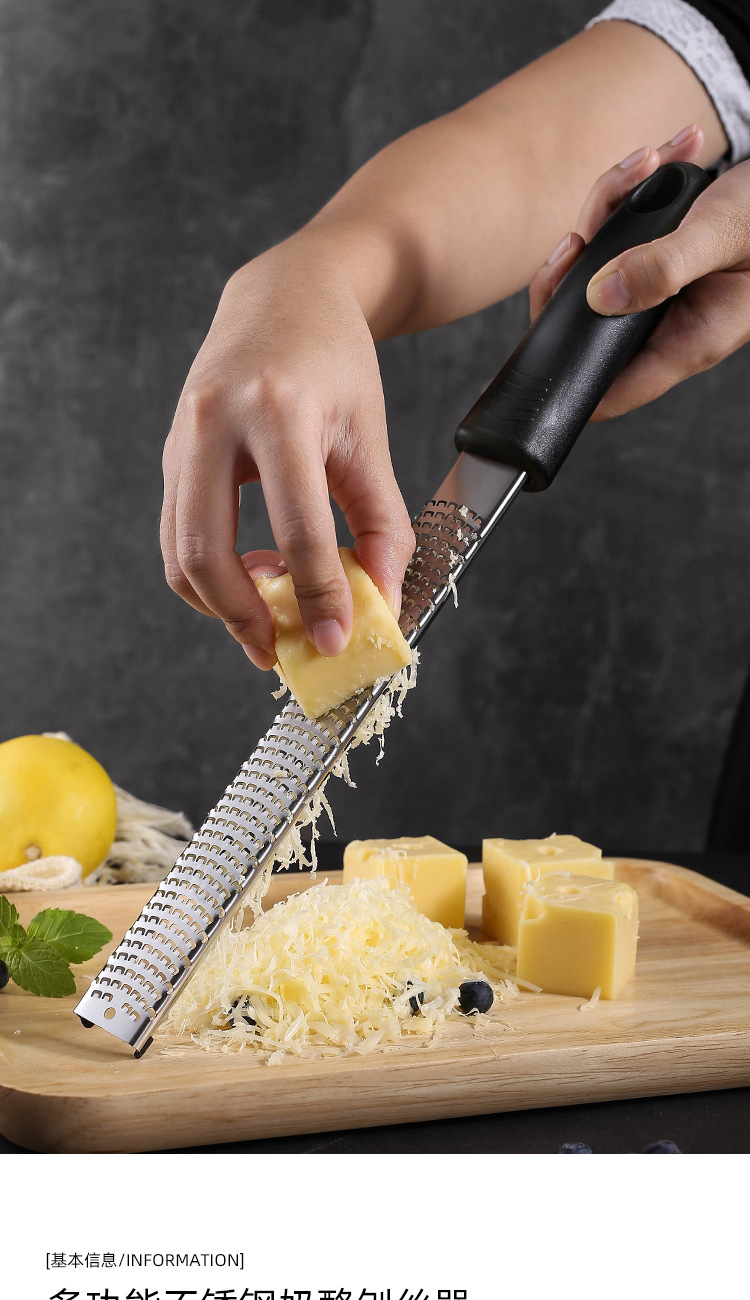 Stainless steel cheese grater, multi-functional grater, cheese grater, chocolate lemon grater, wholesale of kitchen small tools pic 1