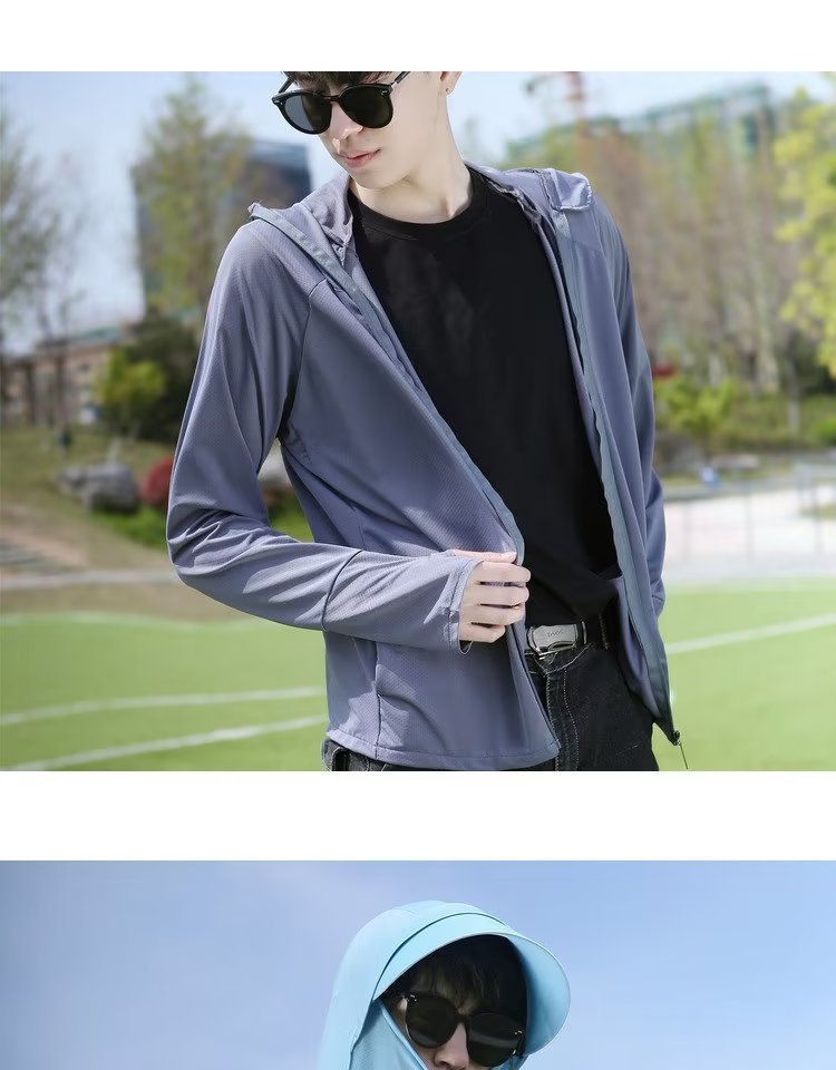 冰丝防晒衣男款夏季2025新款防紫外线透气外套户外钓鱼男士防晒服详情15