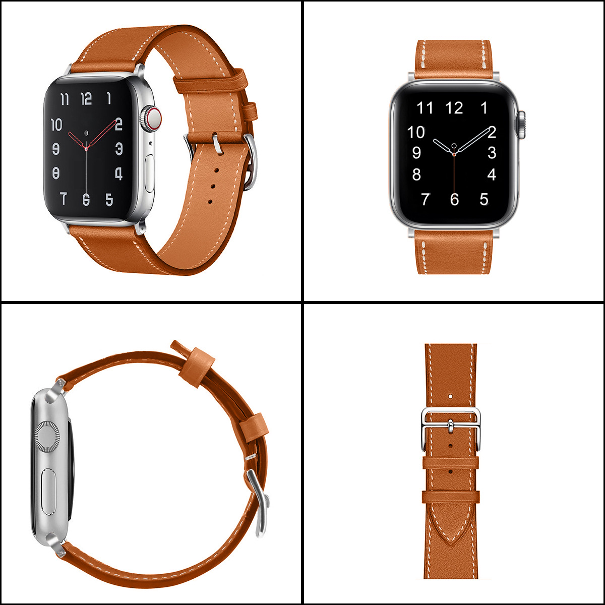 适用苹果Apple watch真皮表带 iwatch时尚经典百搭多色男女款表带详情14