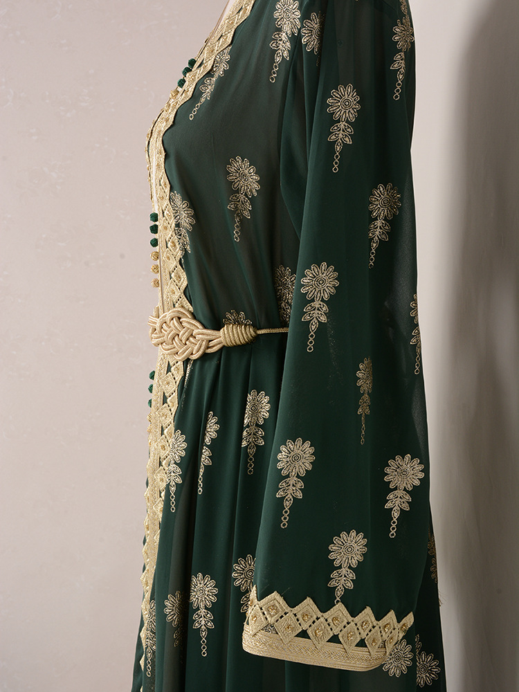 MT029 Middle East Cross-border Trade Arab Clothing, robes, embroidered cardigans, vests, two-piece dresses, ebay pic 43