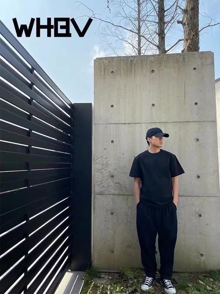 胚衫夏季新款纯色短袖t恤男韩版潮流港风白色半袖打底衫详情16
