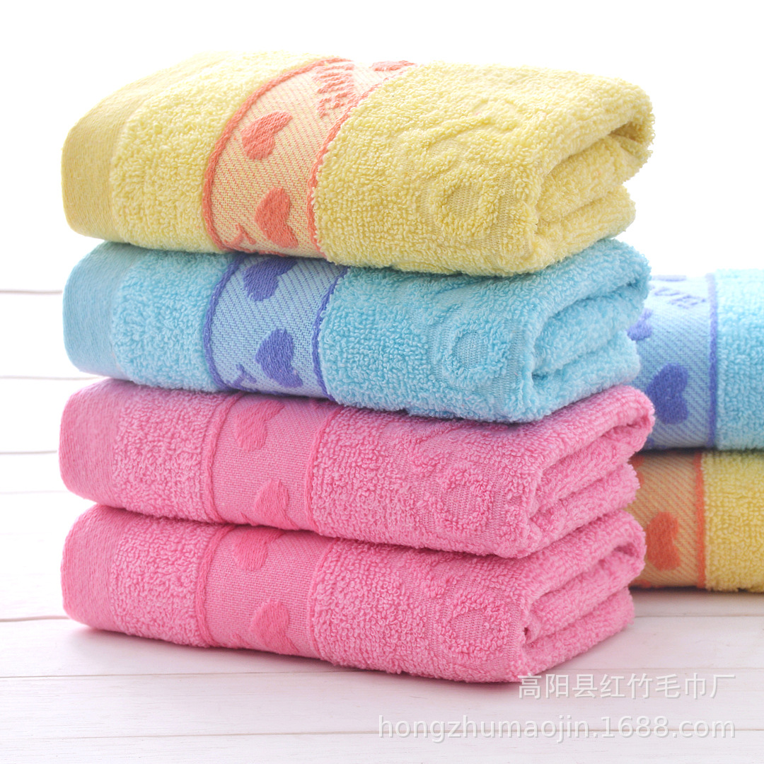 Factory wholesale pure cotton thickened checkered towels, absorbent household daily face towels, gift customization logo pic 39
