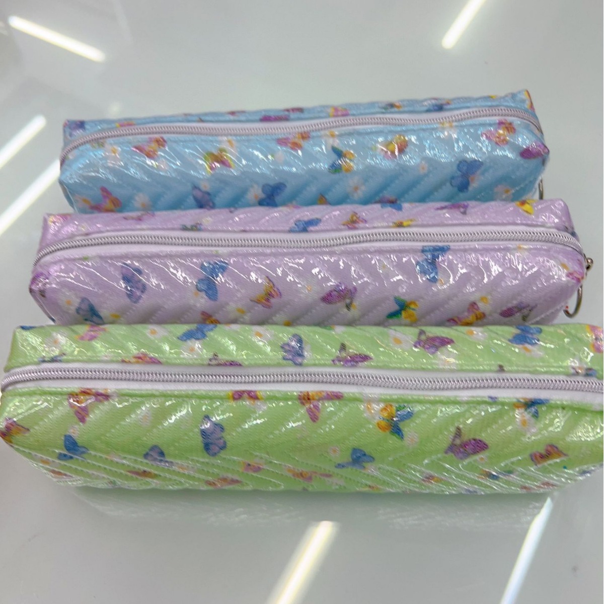 Factory direct sales of original new fashionable cotton fabric storage high appearance level simple ins pen cases for primary and secondary school students pic 1