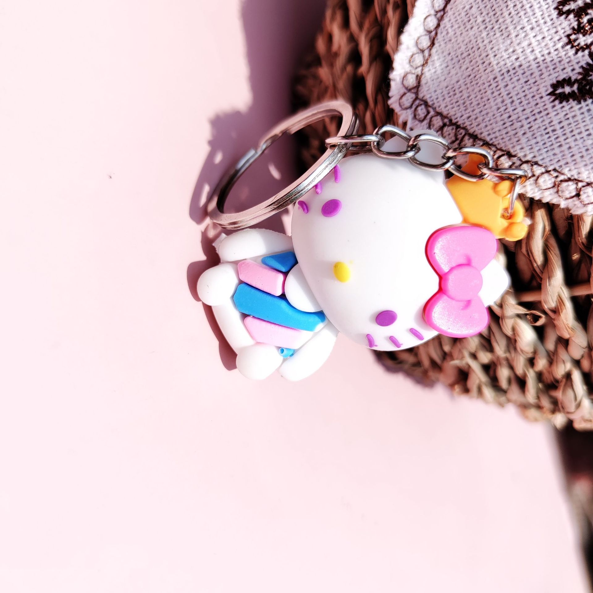 卡通三丽鸥库洛米美乐蒂大耳狗漫威钥匙扣挂件公仔批发钥匙挂饰详情8