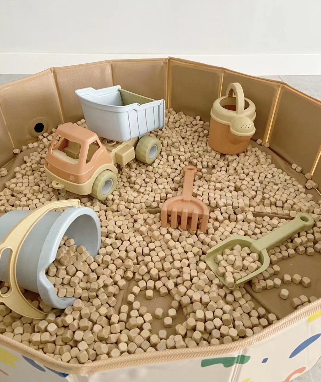 儿童玩具波波球池游戏围栏户外室内海洋球婴幼儿折叠戏水玩具池详情16