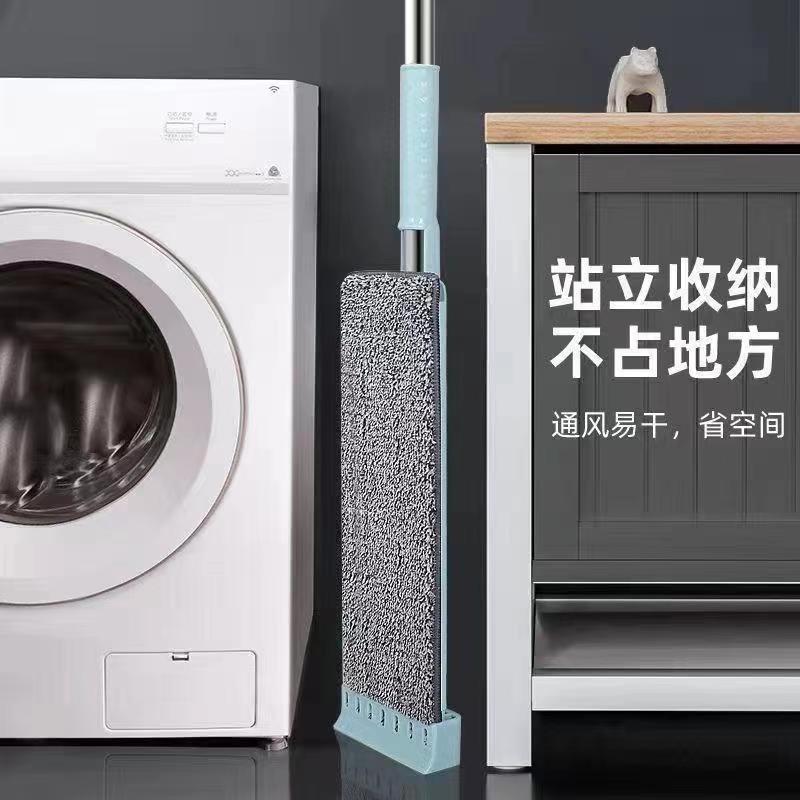 Hand-free flat mop, lazy person dry and wet dual-purpose household water-squeezing floor mop, rotating mop, mop, flat mop pic 3