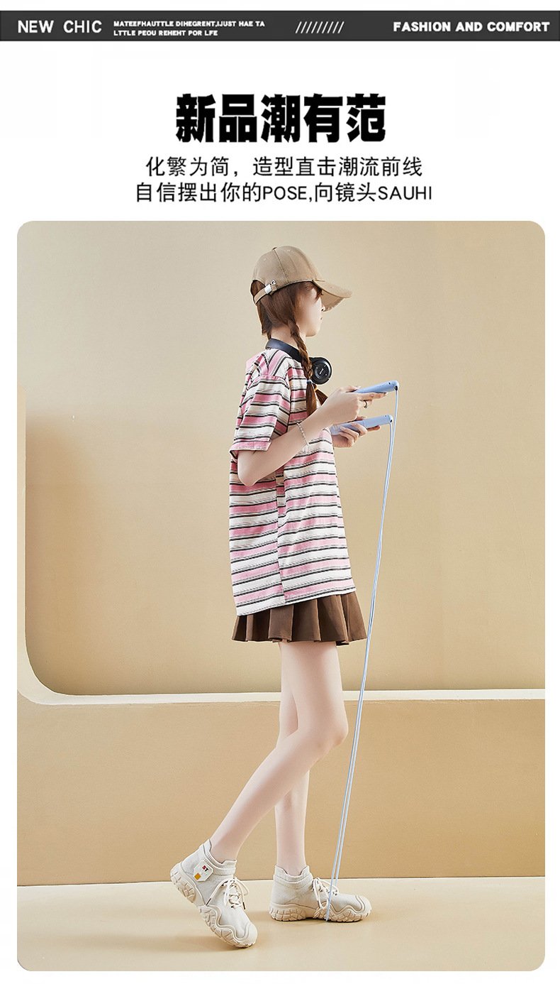 ins韩版飞织鞋2024秋季新款学生增高运动鞋健身跑步休闲街拍LD02详情3