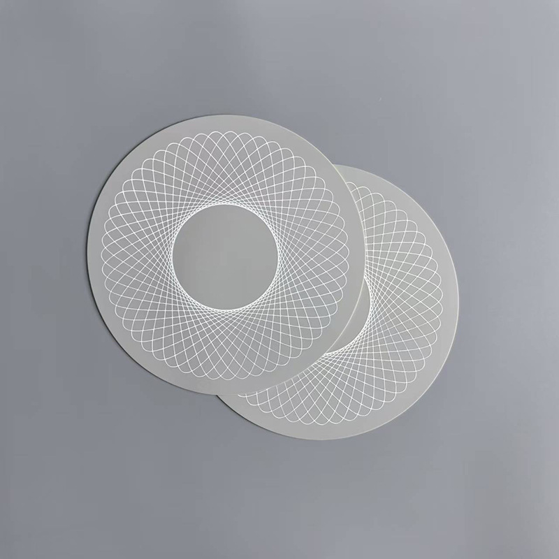 nhhuahu high-temperature resistant, washable and oil-proof table mat, 20cm round silicone heat insulation pad, wound texture induction cooker protection pad, placemats and coasters pic 27
