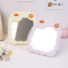 镜子折叠女学生卡通便携随身小镜子宿舍简约精致镜子双面迷你镜子详情23