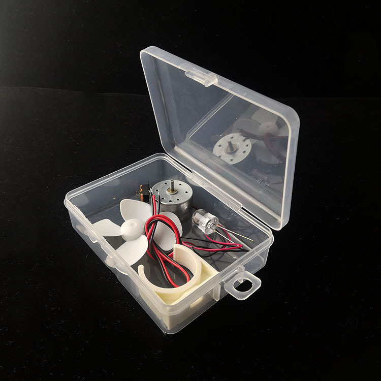 科学小实验风能发电套装学生串联电路接线物理电池盒电珠导线DY制作学生小实践动手能力开发智力开发详情2