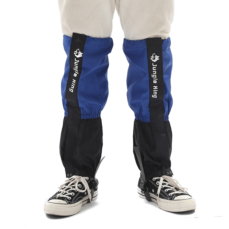 户外雪套登山滑雪用品徒步防沙鞋套男女儿童护脚套腿套详情9