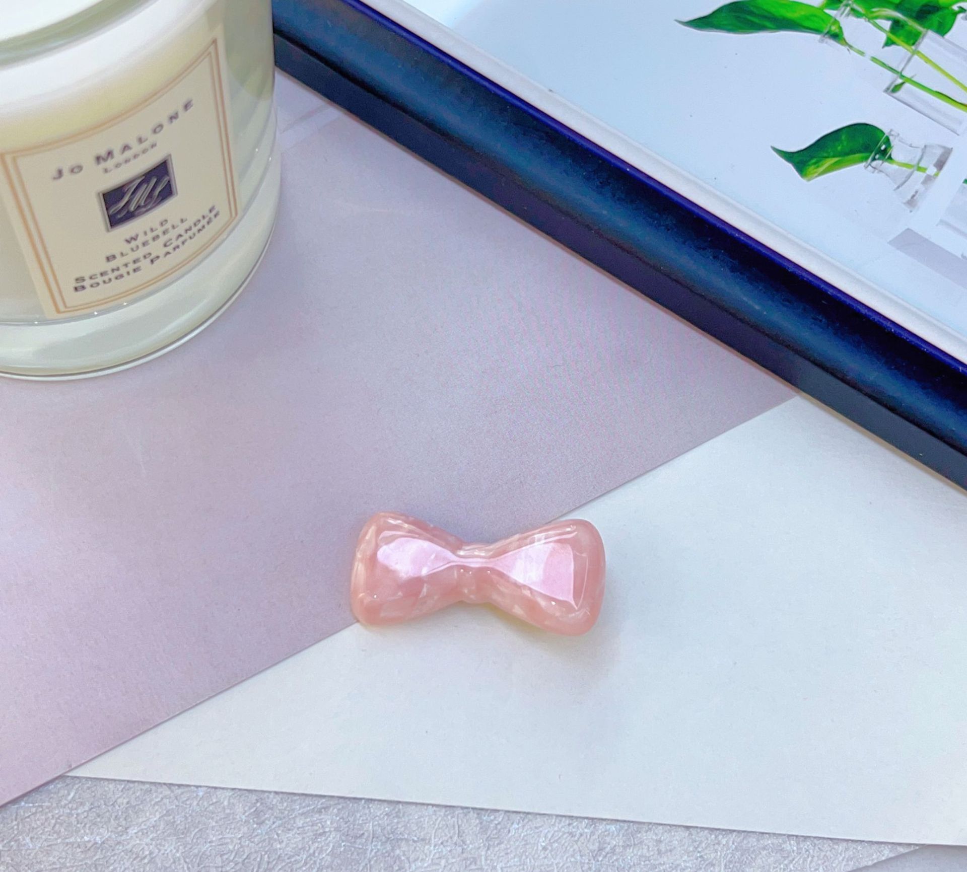 清新甜美简约醋酸加厚可爱蝴蝶结发夹边夹刘海夹发饰女详情8